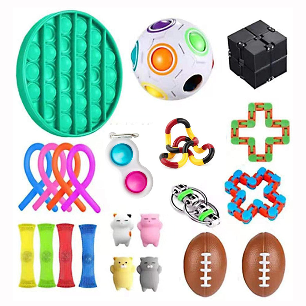 

22pcs Silicone Stress Relief Toys, 501 Original