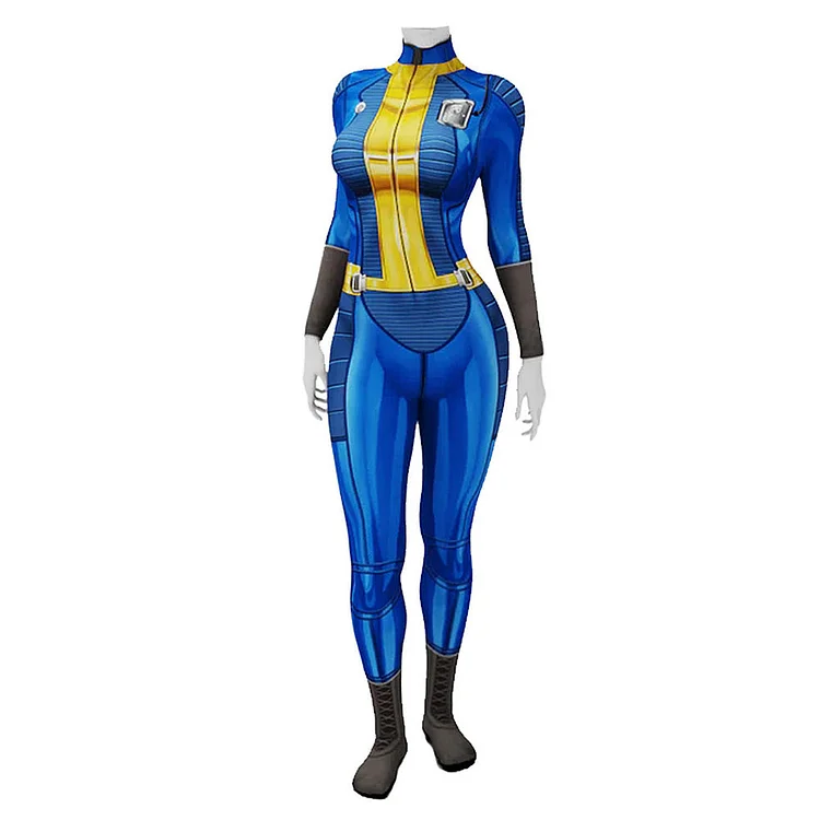 TV Fallout 2024 Number 76 Shelter Blue Jumpsuit Vault 111 Dweller Outfits Cosplay Costume Halloween Carnival Suit
