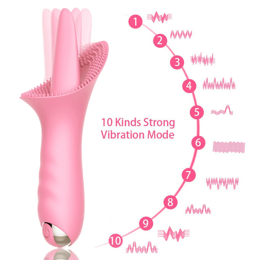 Tongue Sucking Vibrator Massage Stick Clitoral Stimulation Sex Toy For Adults Rosetoy Official