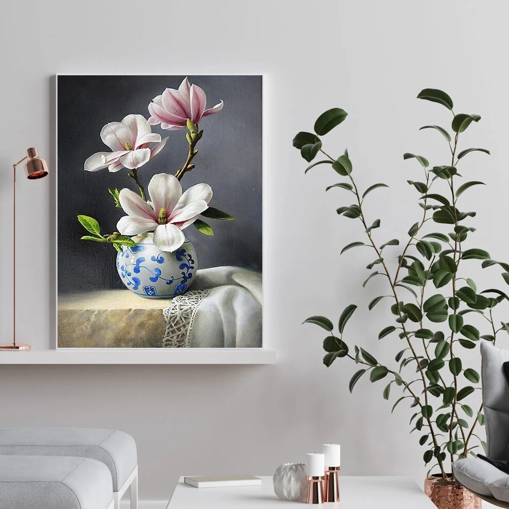 DIY Paint By Number 40*50cm - Magnolia