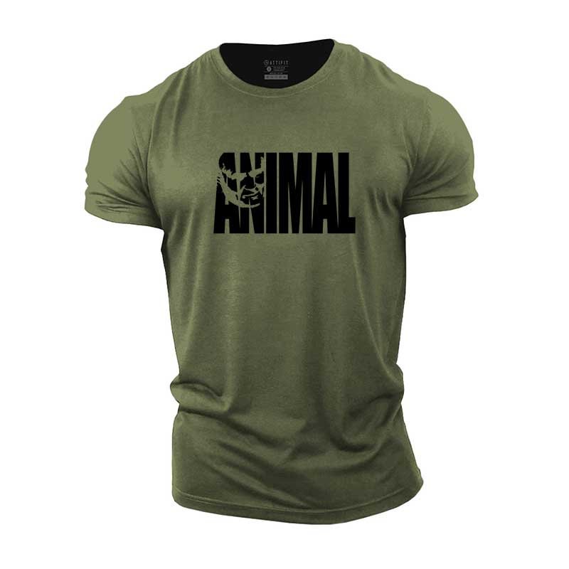 Cotton Animal Graphic T-shirts tacday