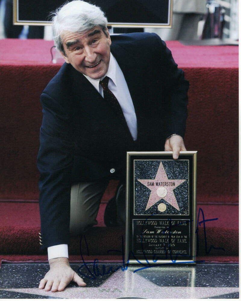 SAM WATERSTON SIGNED AUTOGRAPH 8X10 Photo Poster painting - LAW & ORDER LEGEND, KATHERINE