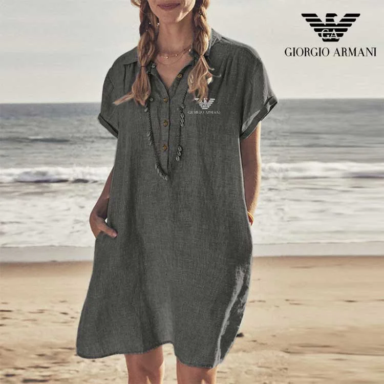 Ko&scaron;ilov&eacute; bavlněn&eacute; a lněn&eacute; &scaron;aty ARMANI