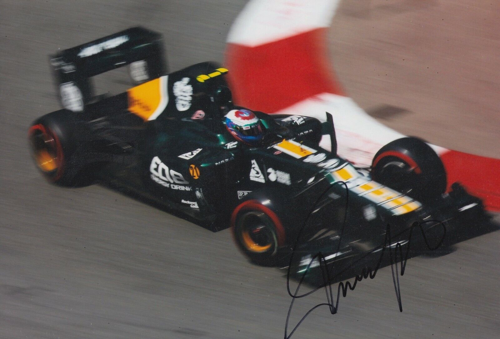 Vitaly Petrov Hand Signed 12x8 Photo Poster painting F1 Autograph Lotus Formula 1