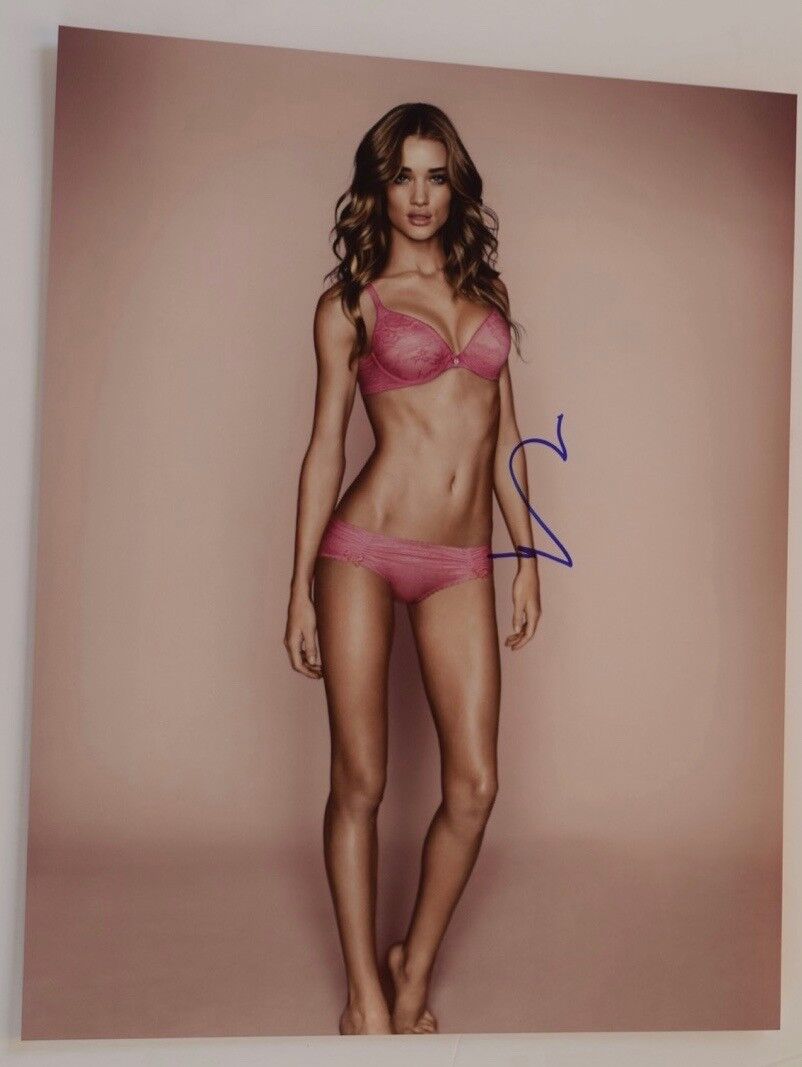 Rosie Huntington Whiteley Signed Autographed 11x14 Photo Poster painting Hot Sexy Model COA VD