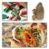 Copper Finger Thimble Hoop Cover Cross Stitch Finger Protective Cover (M)