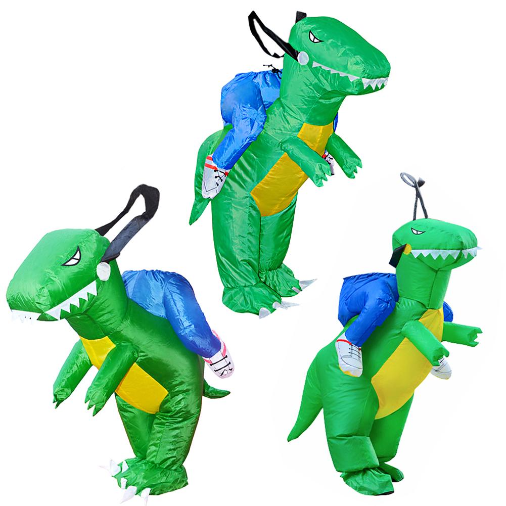 

3D Stand Riding Inflatable Dinosaur Costume Halloween Dress Cosplay Suit, Adult, 501 Original
