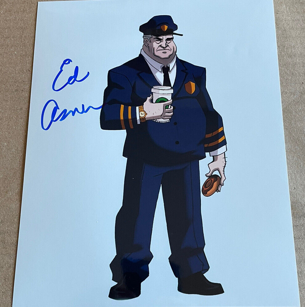 ed asner signed 8x10 Photo Poster painting w/COA in person auto