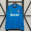 Retro 1987-88 Napoli  Long Sleeve Soccer Jersey Home