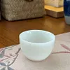 Unglazed Jade Porcelain Xishi Teapot, Handmade Dehua White Porcelain Single Teapot