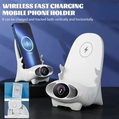 ⚡️Mini chair wireless fast charger multifunctional phone holder👍