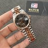 Rolex DateJust m126231-0029 wimbledon two tone 36mm Rose gold on Jubilee Super clone