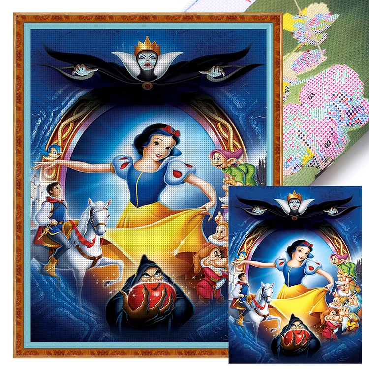 Disney Snow White 11CT Stamped Cross Stitch 50*65CM