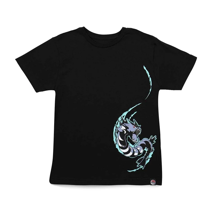 Gyarados Thrash Black Relaxed Fit Crew Neck T-Shirt - Youth