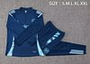 Joyfball 2024/2025 Arsenal Half-Pull Training Suit Royal Blue Football Shirt 1:1 Thai Quality