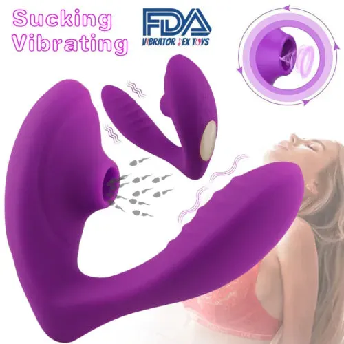 pornhint Pornhint Wearable Vibrator Clit Sucking Thrusting Dildo G-Spot Massager Sex Toy for Women