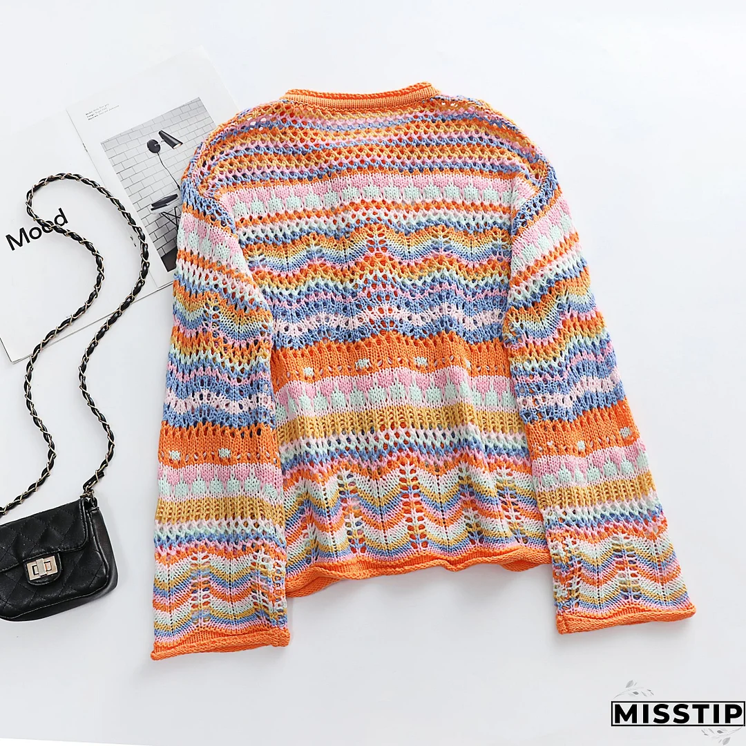 Knit Season Stripe Cardigan