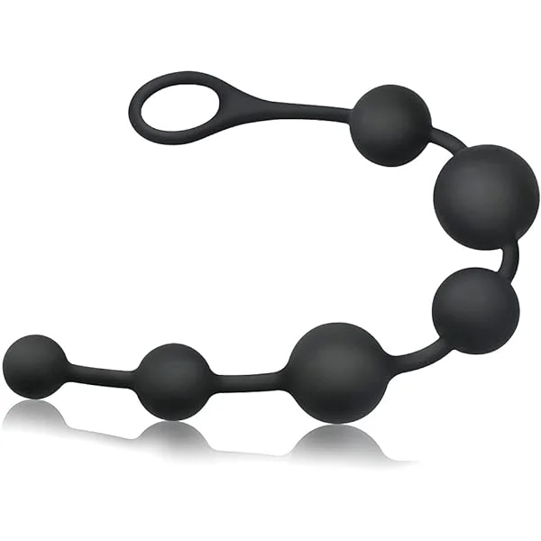 Silicone Anal Bead Butt Plug Trainer