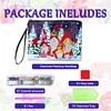 Diamond Painting Gnome Single Side PU Cosmetic Bag Ladies Clutch