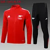 2025/2026 Arsenal Long Zipped Jacket Red Football Shirt 1:1 Thai Quality