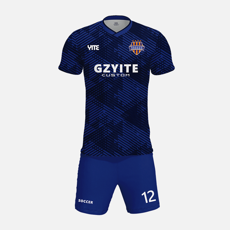 YITE | YTZQ157-Blue  And White  Soccer Uniforms