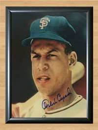 Orlando Cepeda Giants Signed Autographed Photo Poster painting Poster Baseball Memorabilia A2 16.5x23.4