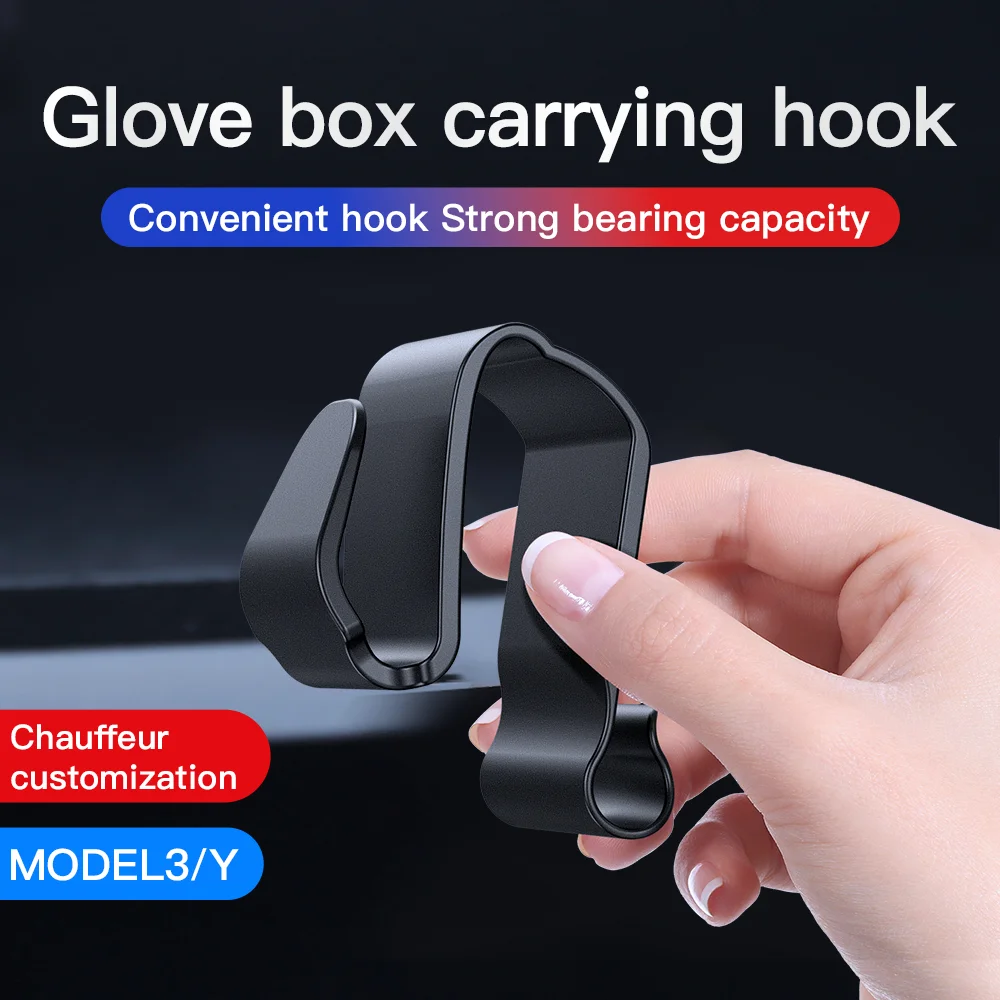 YONZEE Tesla Co-pilot Glove Box Hook For Tesla Model 3/Y
