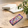 Bo&icirc;te de rangement en cuir de chat fleur