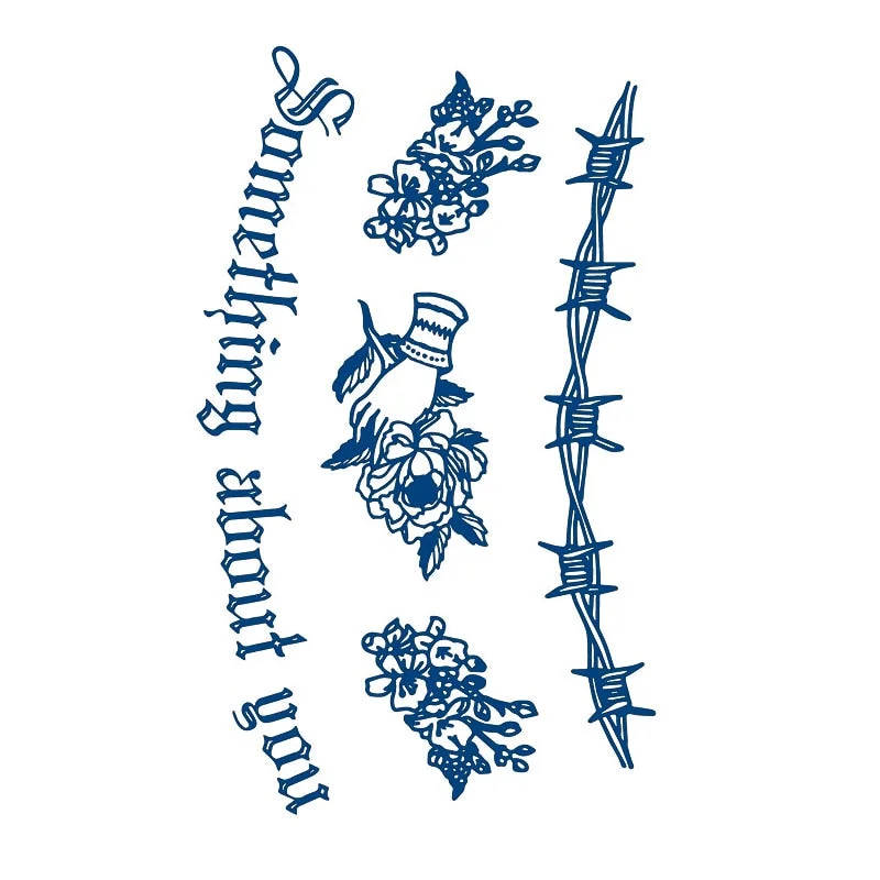 GH1-50 Herbal Juice Tattoo Sticker Semi-permanent Men and Women Long-lasting Waterproof Sweat Plant Juice Tattoo Sticker