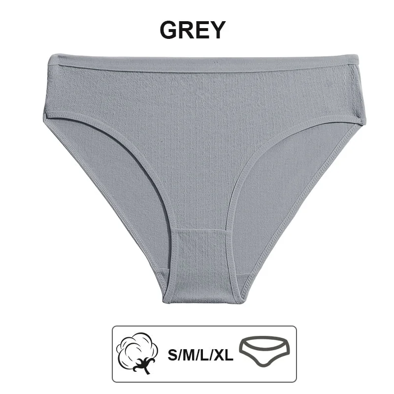 FINETOO 1/2PCS Sexy Panties Women Underwear Cotton Panties Female Underpants Solid Color Soft Woman Briefs M-XL Pantys Lingerie