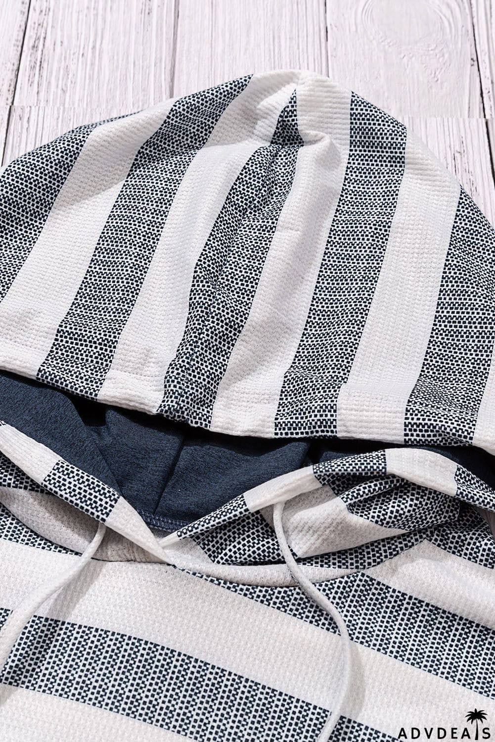 Color Block Drawstring Hoodie