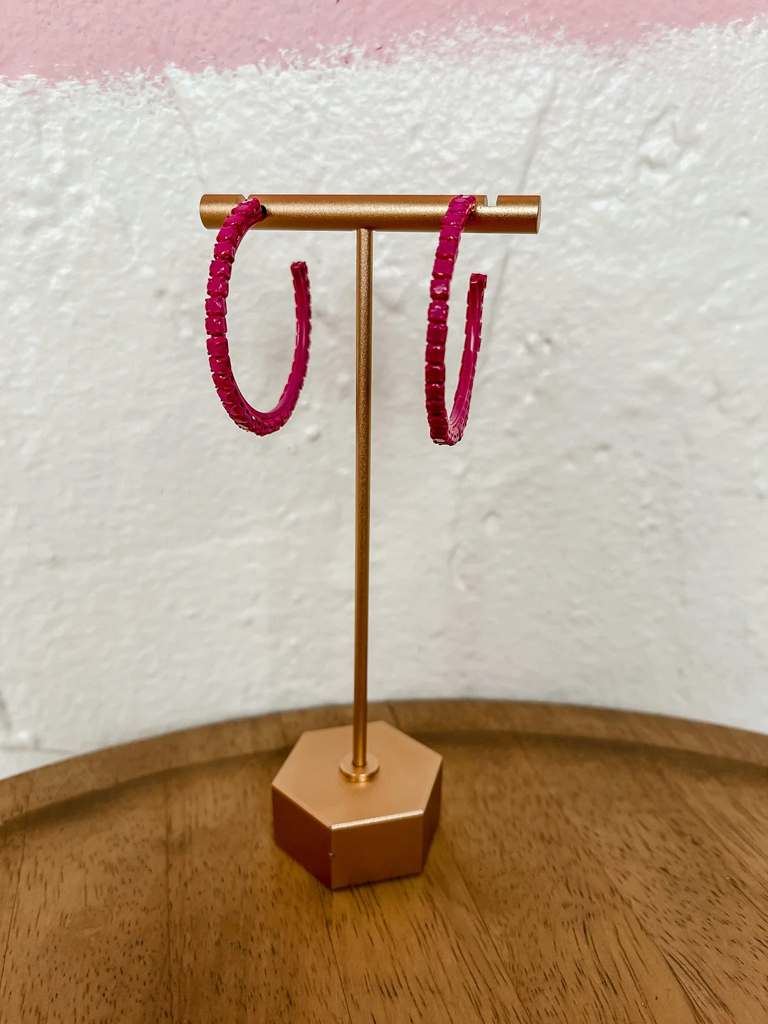 Barbie Fuchsia Hoops