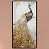 45 X 85cm Full Round Drill Mosaic Craft DIY Noble Peafowl Diamond Painting