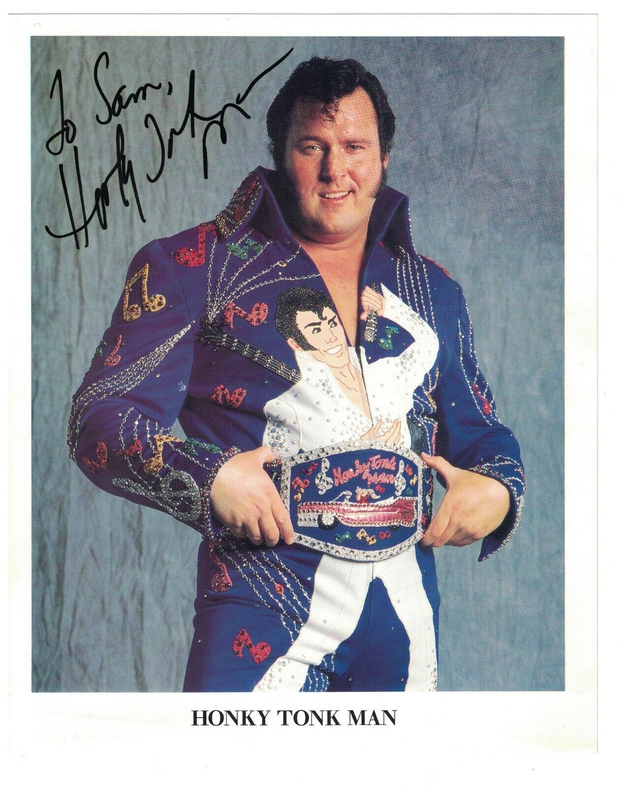 Honky Tonk Man Signed Autographed 8x10 Photo Poster painting WWF