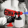 1400ml 220V Paint Sprayer 3 Mode&5 Barss Nozzles Auto Furniture Wall Sprayer Kit