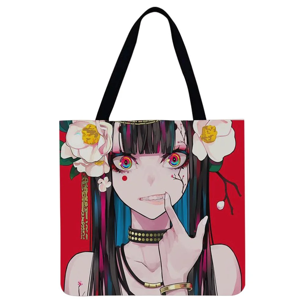 Linen Tote Bag -  Anime