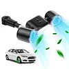 Dual Head Car Cooling Fan with Extension Arm Car Seat Headrest Fan for Back Seat