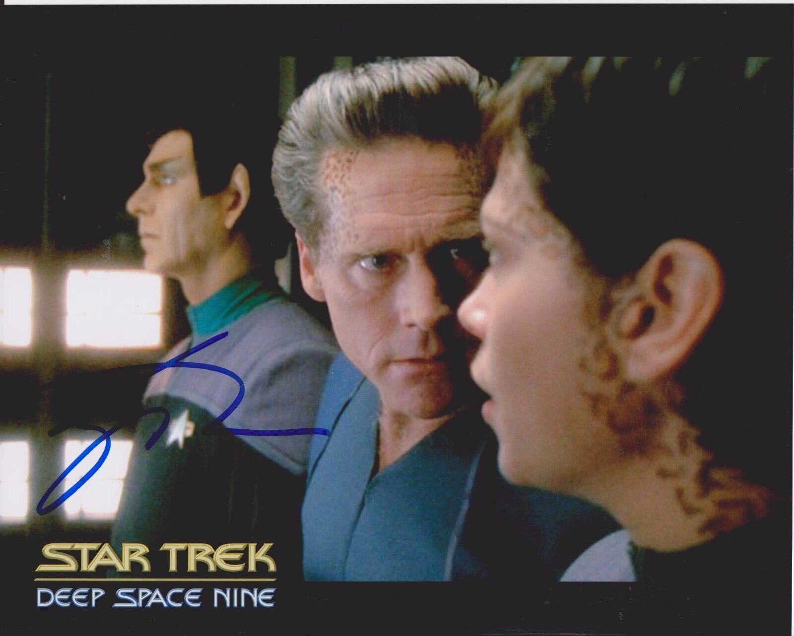 Leigh McCloskey Star Trek 2 Original Autographed 8X10 Photo Poster painting