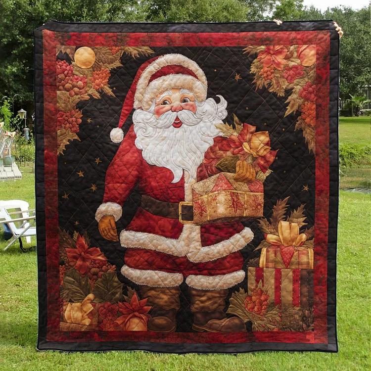 🔥kukelife🔥Christmas Santa HM06102303 Quilt Blanket