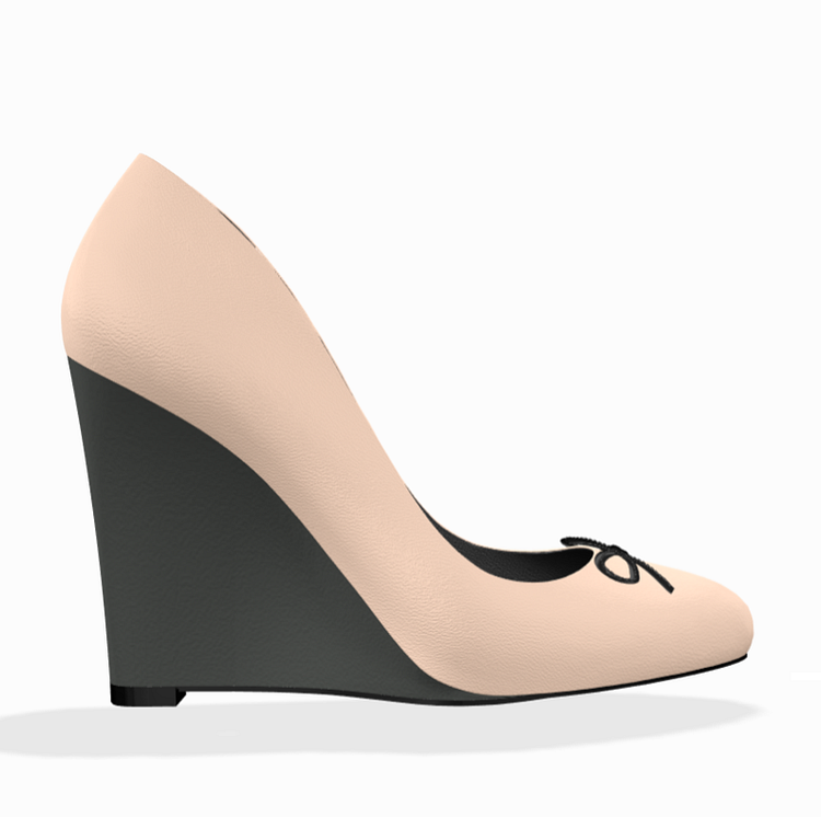 Beige Wedge Heels - Elegant and Comfortable. Vdcoo