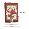 >SALE<Christmas Poinsettia Bouquet 5D DIY Diamond Painting Full Round Drill (A6069)