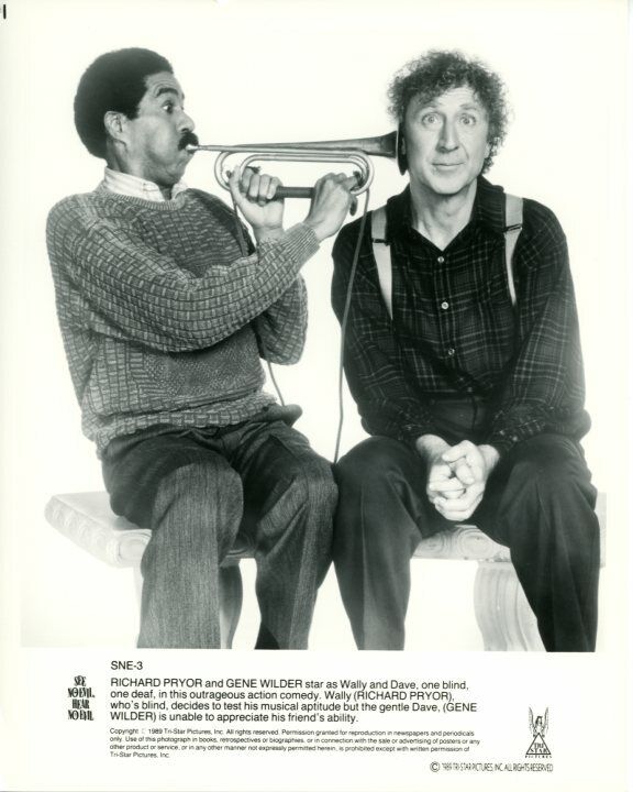 Richard Pryor Gene Wilder See No Evil Hear No Evil Original Press 8X10 Photo Poster painting