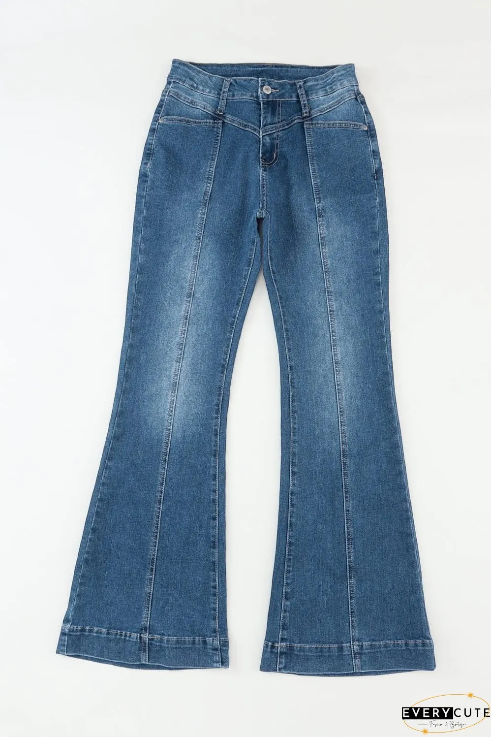 Trendy Flared Leg Jeans