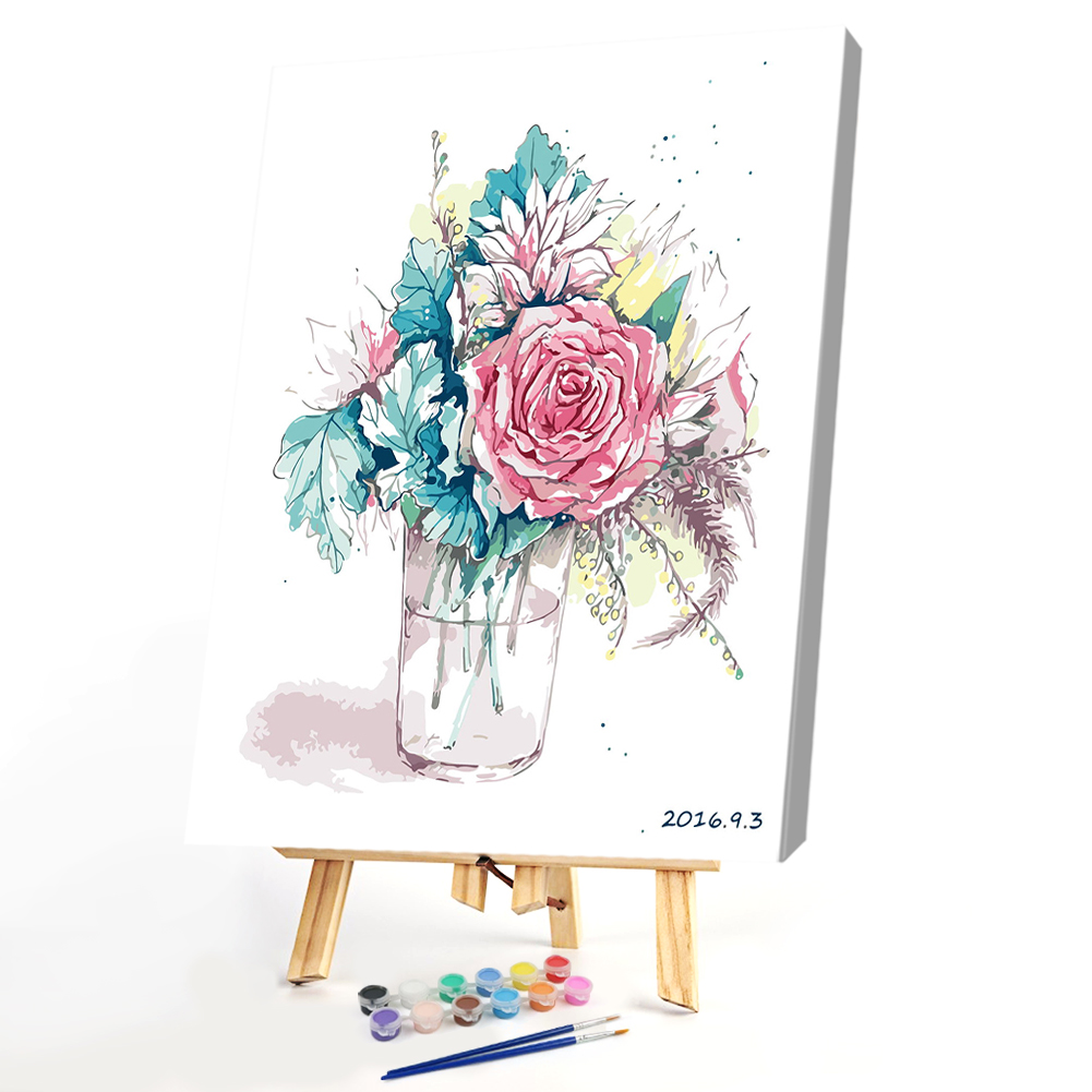 

40*50CM - Paint By Numbers - Flower, 501 Original