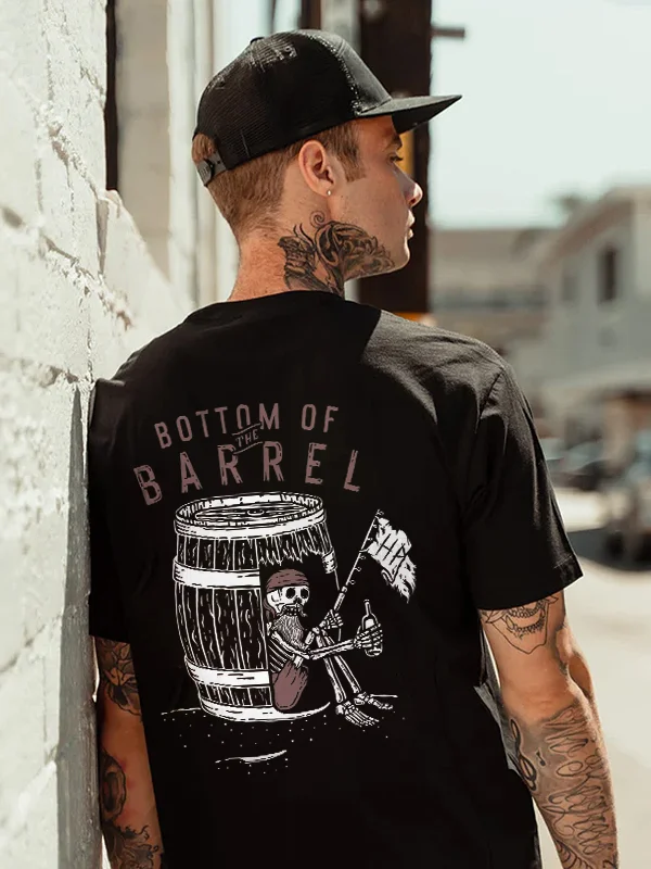 Bottom Of The Barrel Printed Men's T-shirt
