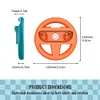 2pcs Racing Steering Wheels Handle Stand Holder for Switch 2 Joy Con Controller
