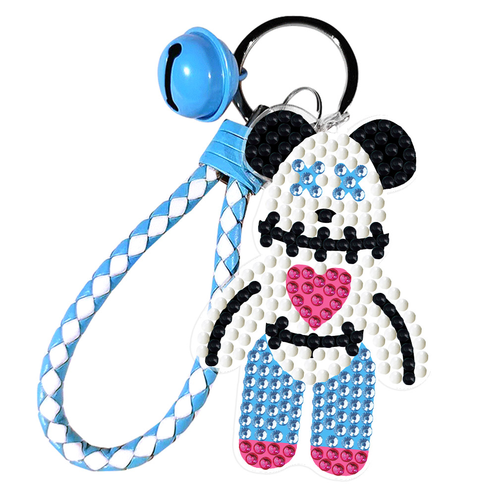 

1pcs Bear Double Sided - 5D DIY Craft Keychain, 501 Original