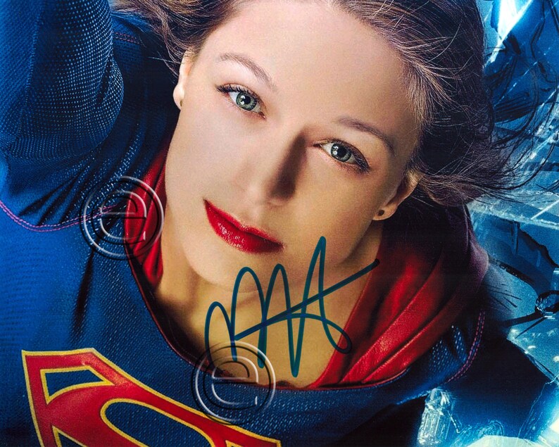 Melissa Benoist Supergirl Autographed Signed Photo Poster painting 8 x 10 print Photo Poster painting picture poster wall art autograph