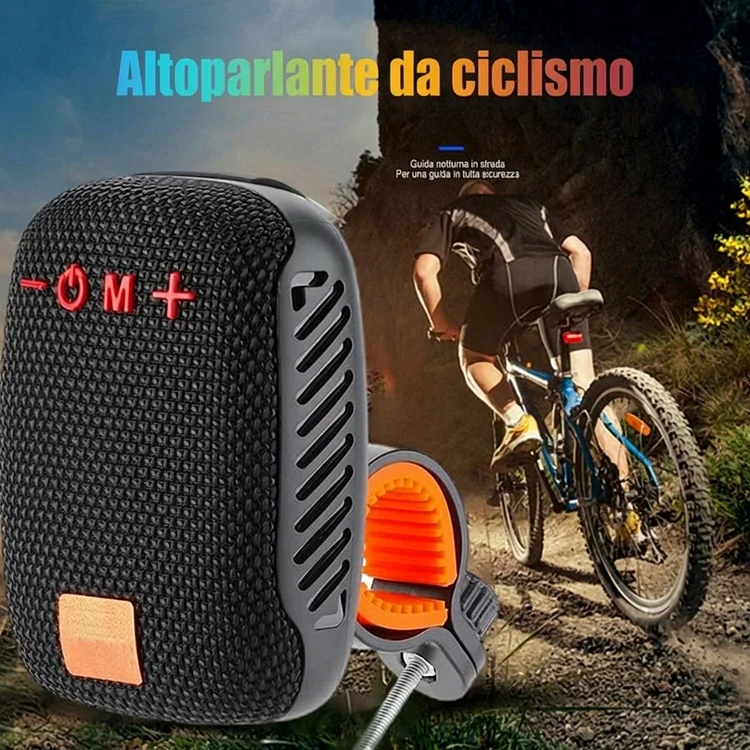 Altoparlante Bluetooth impermeabile per bicicletta &ndash; IPX5, stereo TWS e supporto scheda TF