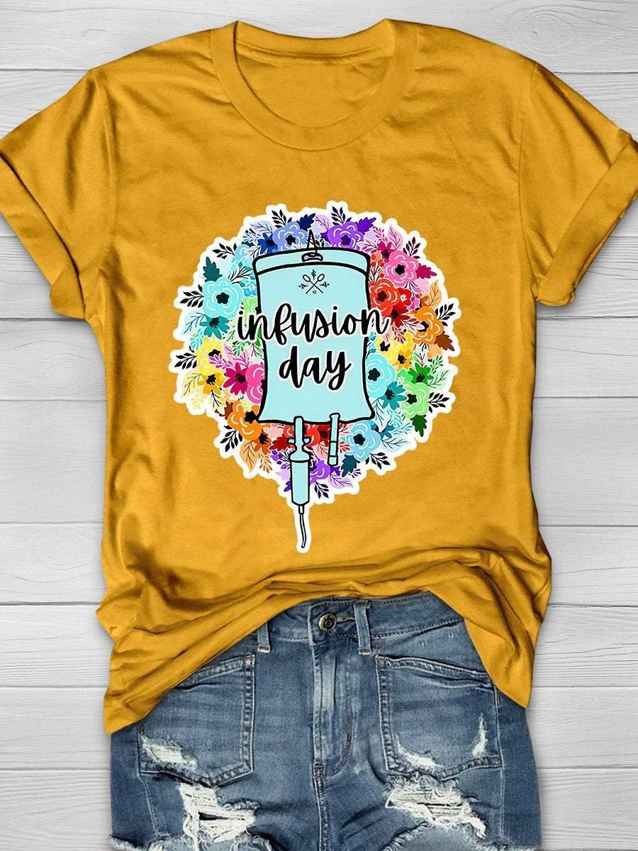 Infusion Day Print Short Sleeve T-shirt